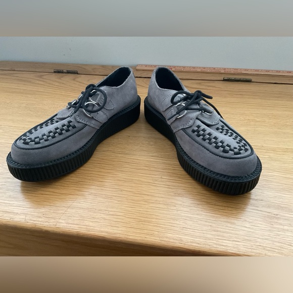 Tuk Tuk Grey Suede Interlace Mondo Creeper size 7 - Picture 3 of 9